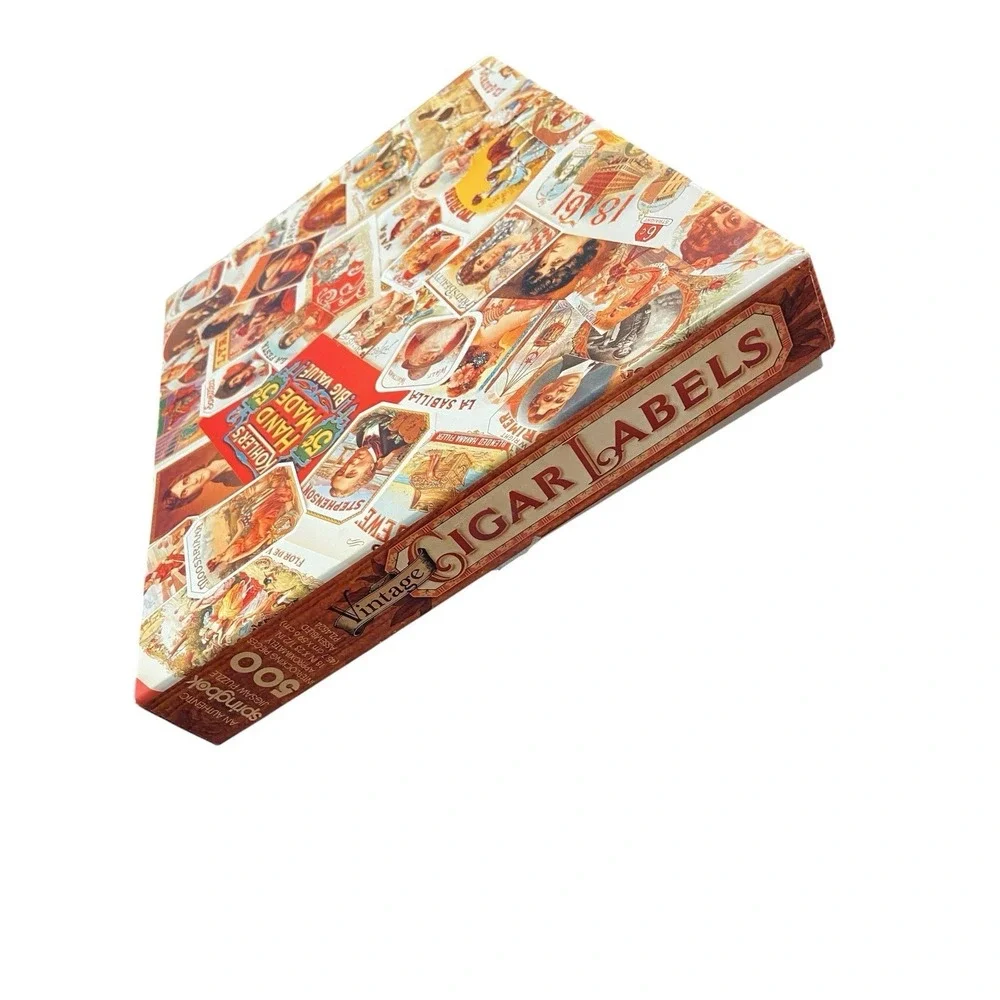 Vintage Cigar Labels SPRINGBOK 500‎ Piece Jigsaw Puzzle Complete 18x23